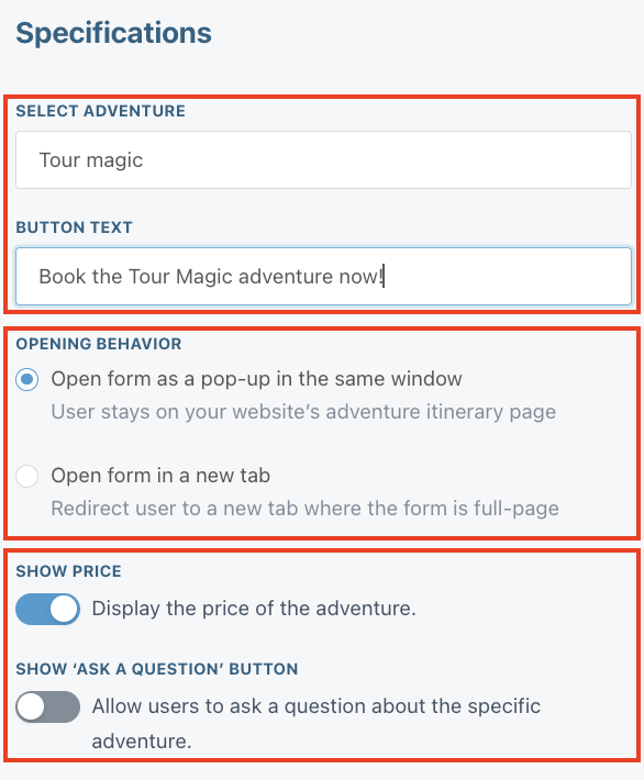 How to Generate the 'Book Now' Widget?